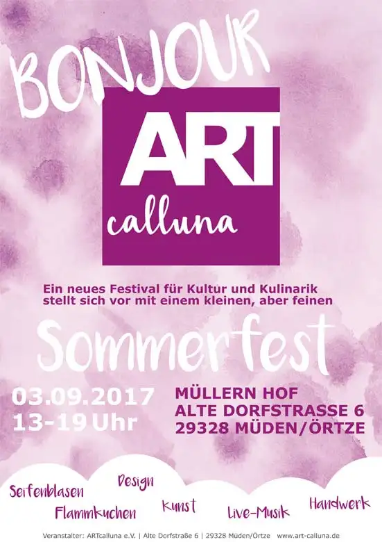 Plakat Sommerfest 2017<br><span class='minortext'>Foto: Maren Schmitz</span>