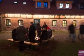 Stand des ARTcalluna e.V. im Weihnachtsdorf Müden am 3. Advent 2017